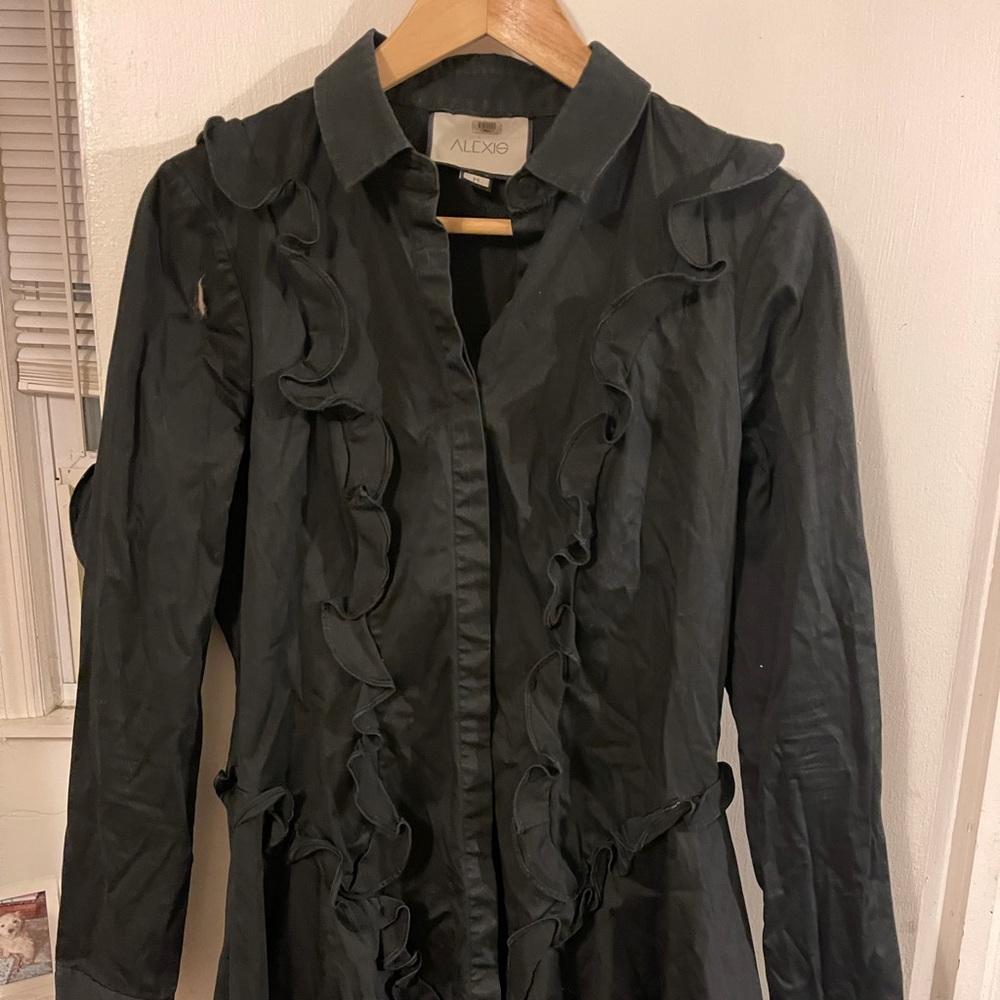Alexis Flare button up dress Medium
